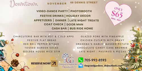 Group Holiday Party - By reservation only