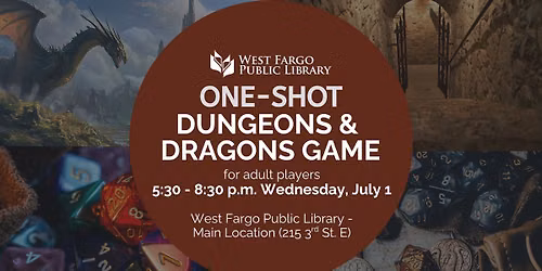 Dungeons & Dragons Game at West Fargo Library
