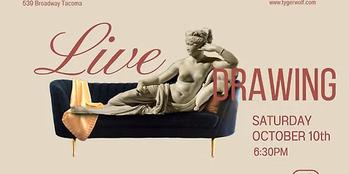 Life Drawing Night at TygerWolf Tattoo \u2014 October 10th
