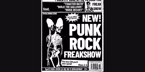 Toaster Bath with Build The Gallows + Noise Retreat | Denver, CO