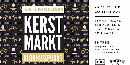 Kerstmarkt Blokhuispoort 2025