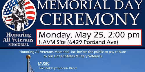 Honoring All Veterans Memorial: Memorial Day Ceremony