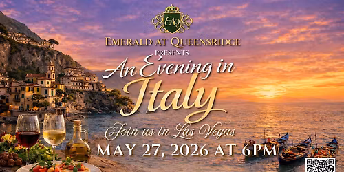 An Evening in Italy: Sip, Savor & Indulge