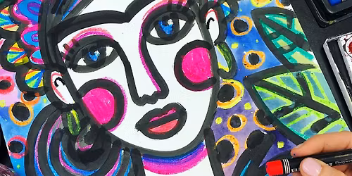 Kids Workshop: Folk Art Portraits