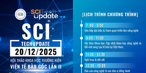 H\u1ed8I TH\u1ea2O KHOA H\u1eccC TH\u01af\u1edcNG NI\u00caN SCI TECHUPDATE