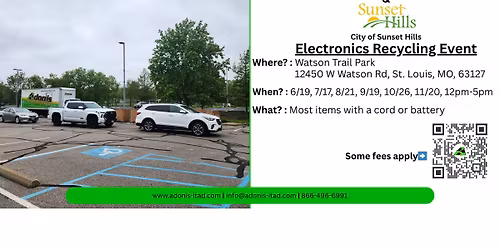 Electronic Recycling Event (Rain or Shine!)