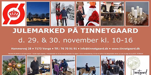 Julemarked på Tinnetgaard