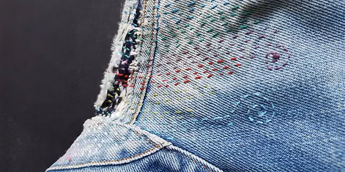 Darn it! - a workshop exploring decorative textile mending techniques .