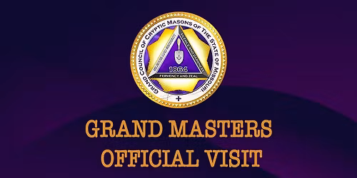 Official Visit of M.:.I.:.C.:. Dennis W. Houck Grand Master to Kirksville Council No. 44