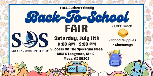 FREE Autism-Friendly Back-to-School Fair