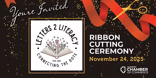 2025 Ribbon Cutting: Letters 2 Literacy