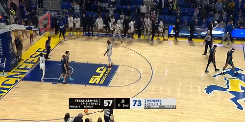 Texas A&M Corpus Christi Islanders at McNeese Cowboys Mens Basketball