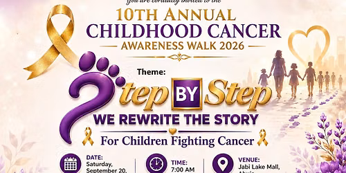 10th Annual Childhood Cancer Awareness Walk 