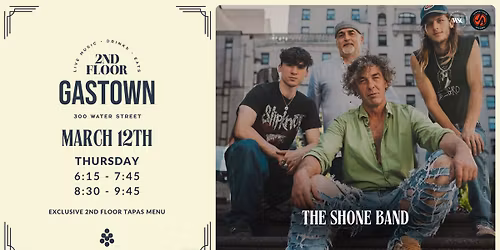 The Shone Band LIVE at 2nd Floor Gastown