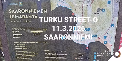 Turku Street-O 11.3.2026 Saaronniemi