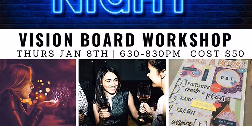 Ladies Night Vision Board Party BYOB