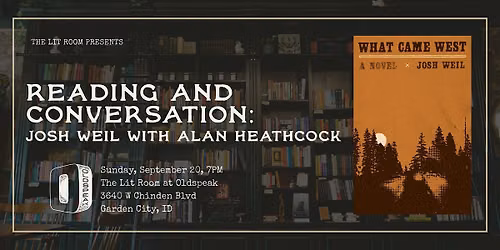 Reading & Conversation: Josh Weil with Alan Heathcock