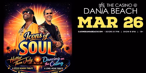 Icons of Soul Ft Hotter Than July & Dancing on The Ceiling