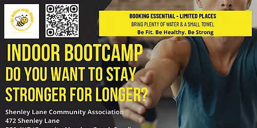 MONDAY Evening  Indoor Bootcamp.