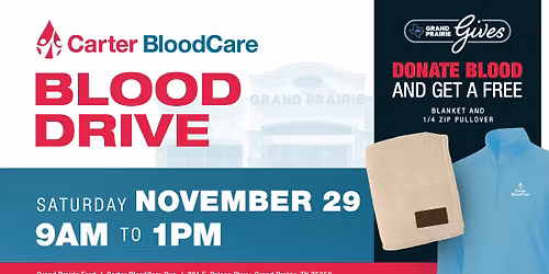 Carter BloodCare Blood Drive