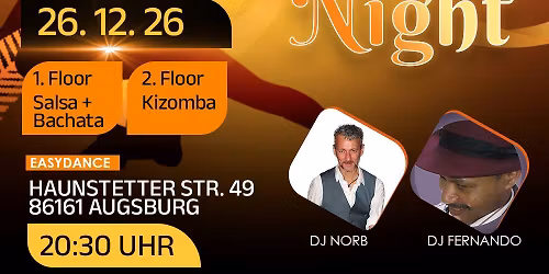 EASYDANCE HOT SALSA-BACHATA-KIZOMBA NIGHT AUF 2 AREAS