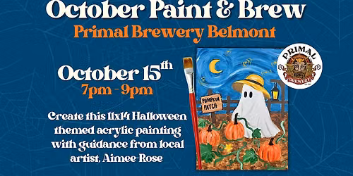 October Paint & Brew @ Primal Brewery Belmont