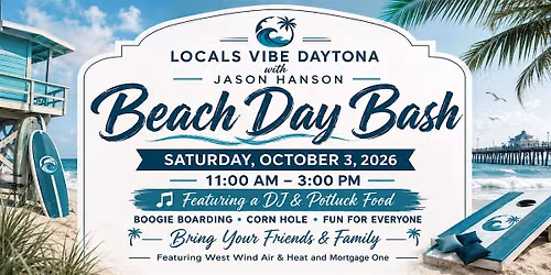 Locals Vibe Daytona: Beach Day Bash