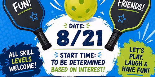 Remember the Boom Pickleball Fundraiser 