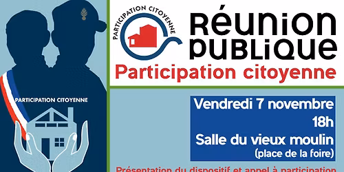 R\u00e9union publique sur la participation citoyenne \u00e0 Pignans