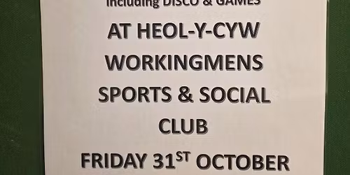 Halloween family fun night