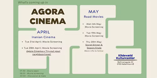 Agora Cinema - 21st of April- Iranian Cinema