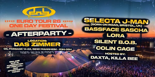 DNB ALLSTARS ONE DAY FESTIVAL -AFTERPARTY- — Das Zimmer Mannheim
