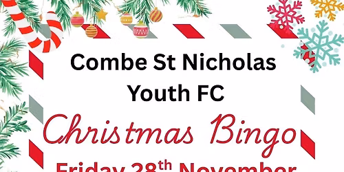 Christmas Bingo -  Combe St Nicholas Youth Football Club