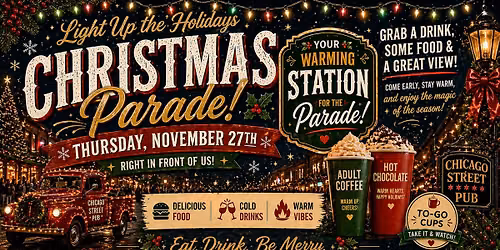 Chicago Street Pub is Your Warming Station for Light Up The Holidays