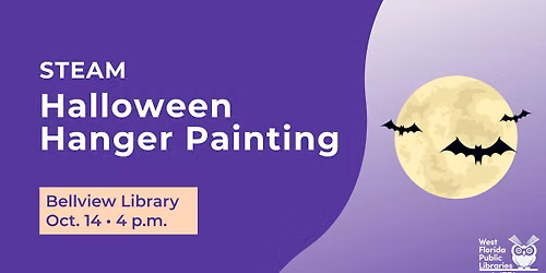 Halloween Hanger Painting at Bellview Library