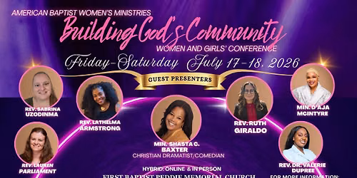 Building God's Community Women and Girls Conference