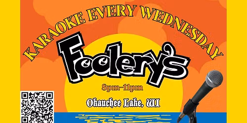 KARAOKE w\/DJ Broadway Brookelyn  at FOOLERY\u2019S EVERY WEDNESDAY 8pm