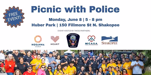 Picnic with Police at Huber Park