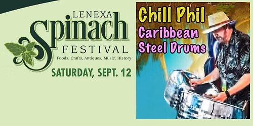 Chill Phil Caribbean Steel Drums 9:00 AM Sat Sept. 12 @Sar-Ko-Par Lenexa