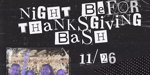 2nd ANNUAL NIGHT BEFORE THANKSGIVING PARTY AT THE DIVE