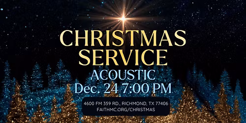 Acoustic Candlelight Christmas Service