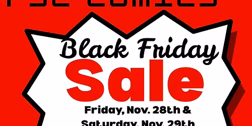 FYC Comics Black Friday Sale