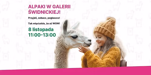 \ud83e\udd99 SPOTKANIE Z ALPAKAMI W GALERII \u015aWIDNICKIEJ! \ud83e\udd99