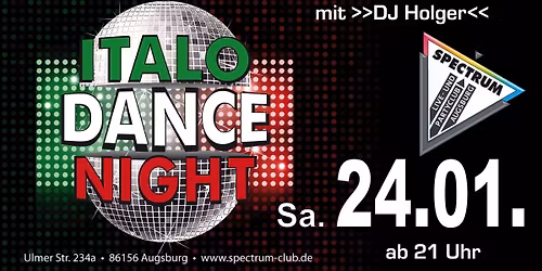 ITALO DANCE NIGHT mit DJ HOLGER