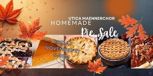 Annual Thanksgiving Pie Sale