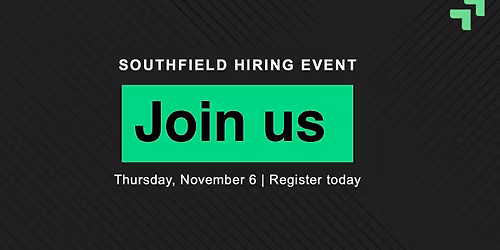 Southfield Hiring Event