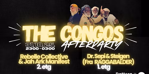 The Congos Afterparty: Rebelle Collective & Jah Ark Manifest, Dr. Sepi & Steigen (Fra Raggabalder)