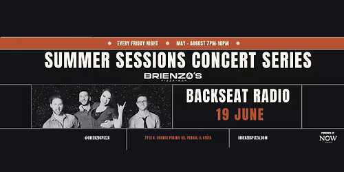 Summer Sessions Concert Series | Backseat Radio