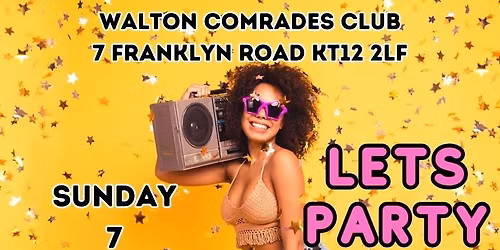 Surrey Soul Sensation Soul Afternoon at Walton Comrades