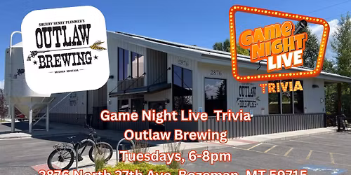 Game Night Live Trivia at Outlaw Brewing